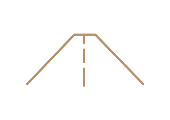 Major access roads